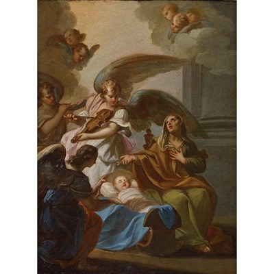 Lot 53 - Attributed to Sebastiano Conca The Birth of...