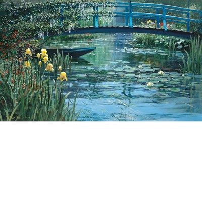 Lot 24 - Peter Ellenshaw American, 1913-2007 Bridge at...