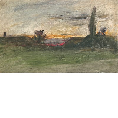Lot 88 - Frank Currier American, 1843-1909 Setting Sun...