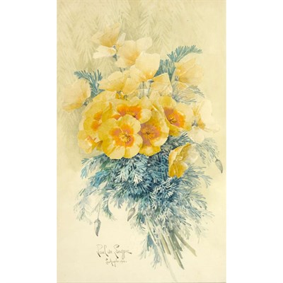 Lot 77 - Paul De Longpre American, 1855-1911 A Bunch of...