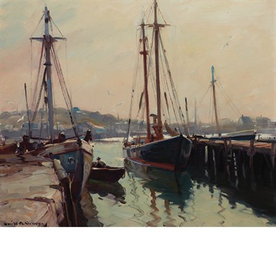 Lot 101 - Emile Albert Gruppe American, 1896-1978 Pink...