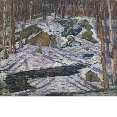 Lot 54 - Charles Salis Kaelin American, 1858-1929 Rocks...