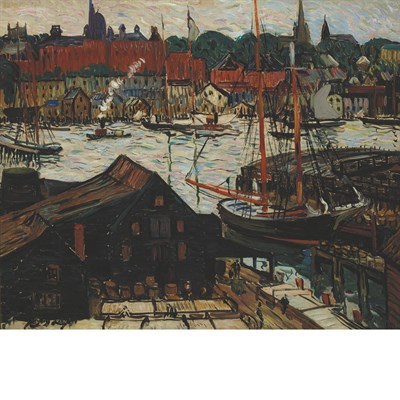 Lot 76 - Richard Hayley Lever American, 1876-1958...