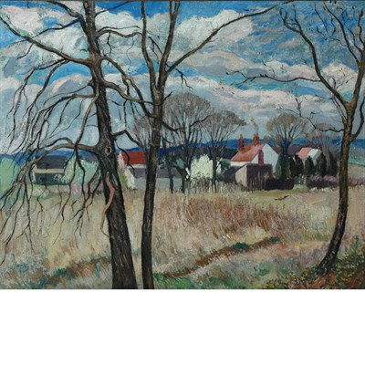 Lot 69 - Richard Hayley Lever American, 1875-1958 Farm...