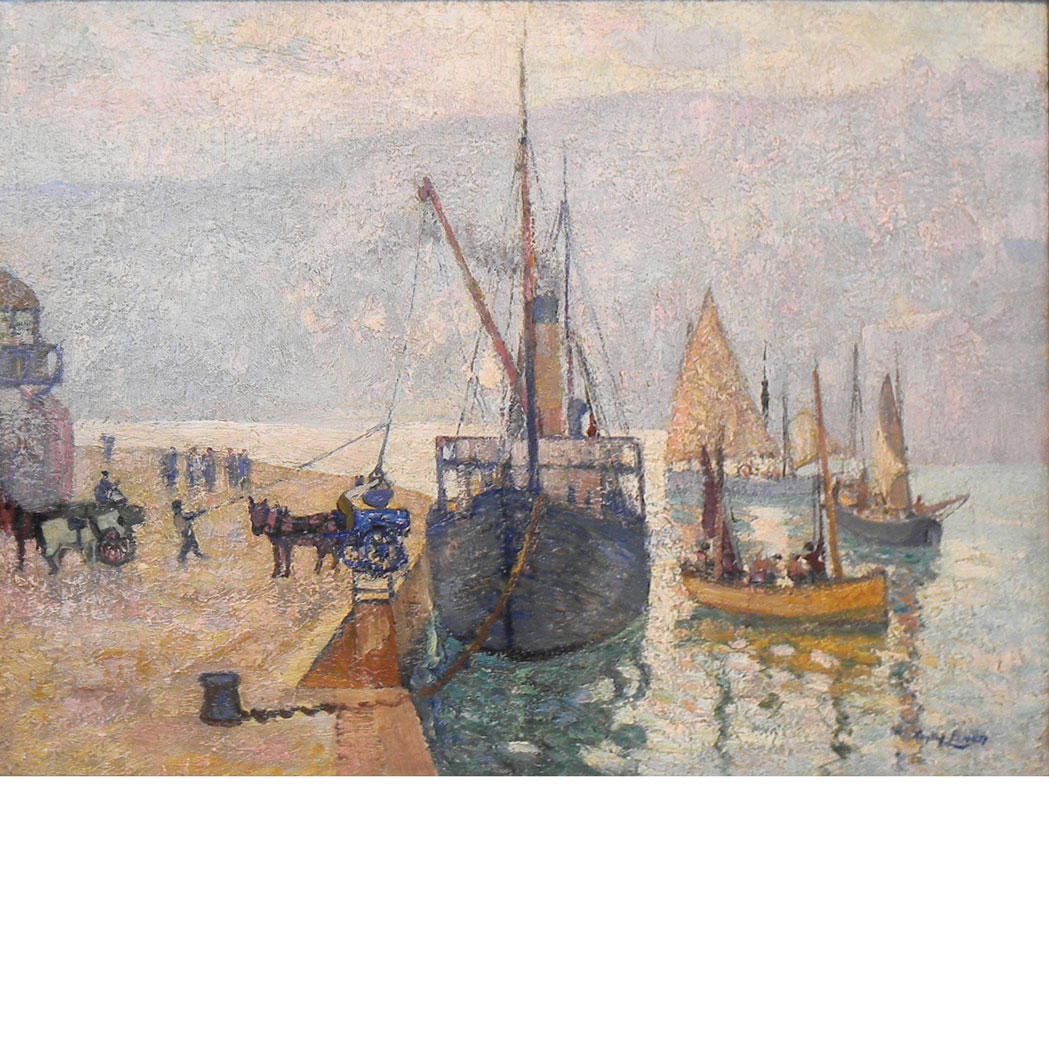 Lot 36 - Richard Hayley Lever American, 1876-1958 Ship...