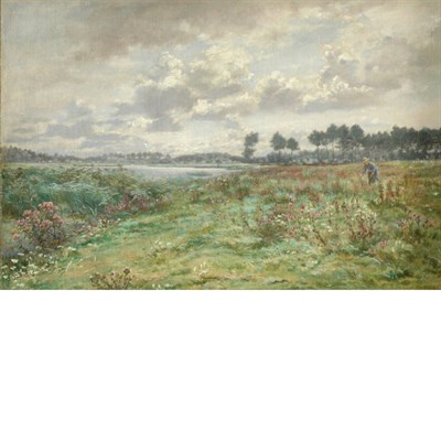 Lot 27 - French School 19th Century Woman Picking...
