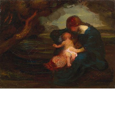 Lot 44 - Robert Loftin Newman American, 1827-1912...