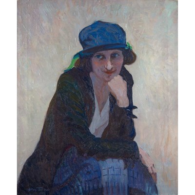 Lot 97 - Allen Tucker American, 1866-1939 Portrait of a...