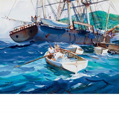 Lot 94 - John Whorf American, 1903-1959 Sea Swell, West...