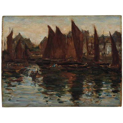 Lot 73 - Irving Ramsey Wiles American, 1861-1948 Drying...