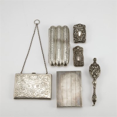 Lot 291 - Group of Silver Smoking Accessories 20th...