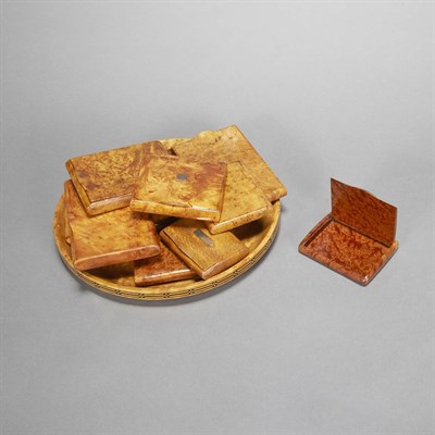Lot 323 - Group of Russian Karelian Birch Smoking...