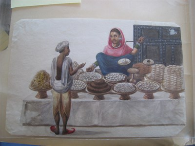 Lot 548 - Group of Twenty-Eight Indian Watercolors 19th...