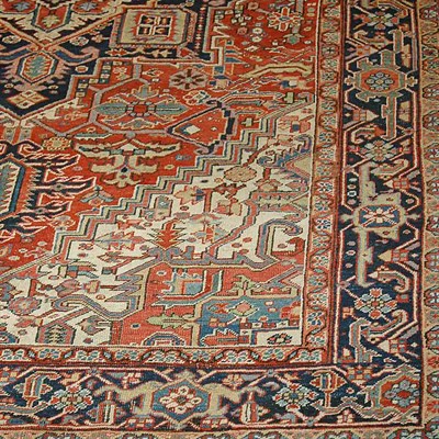 Lot 259 - Heriz Carpet Northwest Persia, circa 1925 The...