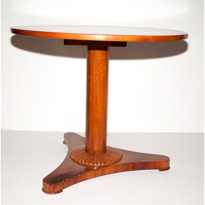 Lot 274 - Biedermeier Style Stained Wood Center Table...