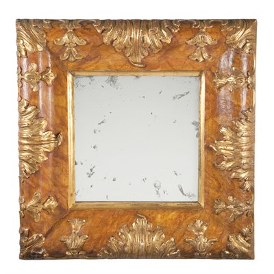 Lot 423 - Continental Rococo Faux Painted Parcel Gilt...