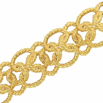 Lot 429 - Gold Cuff Bracelet