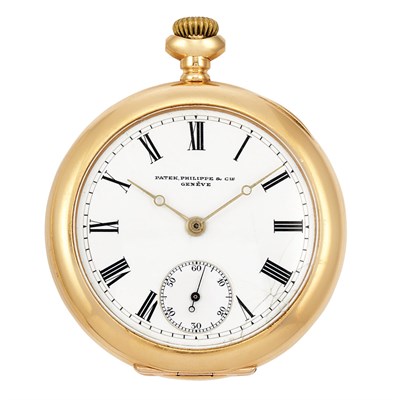 Lot 97 - Gold Open Face Pocket Watch, Patek Philippe & Co.