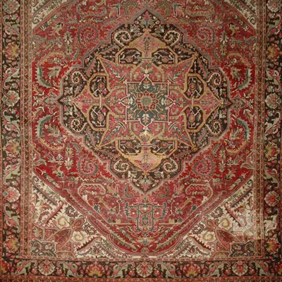 Lot 581 - Heriz Carpet Northwest Iran, contemporary The...