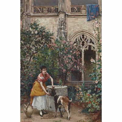 Lot 21 - Ricardo de Madrazo y Garreta Spanish,...