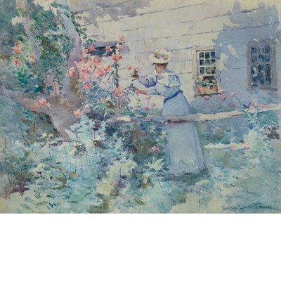 Lot 74 - Eurilda Loomis France 1865-1931 My Garden,...