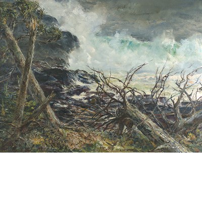 Lot 92 - Andrew George Winter American, 1892-1958 Surf...