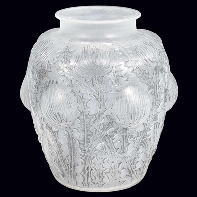 Lot 442 - R. Lalique Molded Opalescent Glass Domremy...