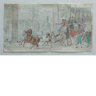Lot 118 - Thomas Rowlandson English, 1756-1827 A Coach...