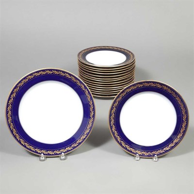 Lot 670 - Baynaud & Co. Limoges Porcelain Partial Dinner...