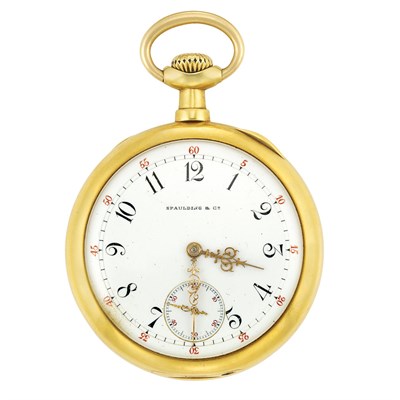 Lot 99 - Gold Open Face Pocket Watch, Patek Philippe & Co.