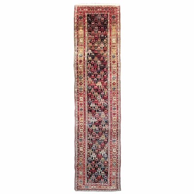 Lot 565 - Kurdish Runner West Persia, circa 1900 The...