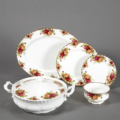 Lot 252 - Royal Albert Porcelain Dinner Service In the...