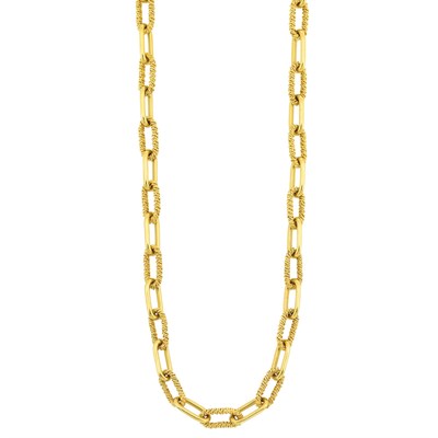 Lot 126 - Long Gold Chain Necklace