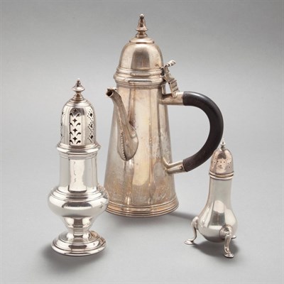 Lot 395 - Group of Five Sterling Silver Table Articles...