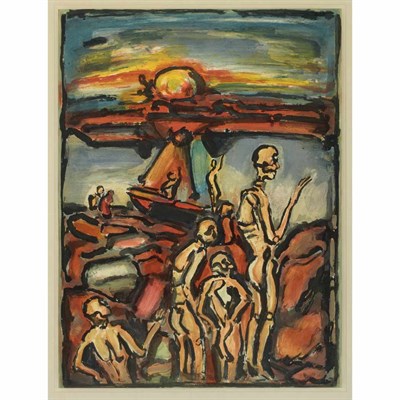 Lot 136 - Georges Rouault LA BAIE DES TREPASSES (C./R....