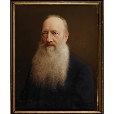 Lot 353 - Framed Continental Painted Porcelain Plaque of...