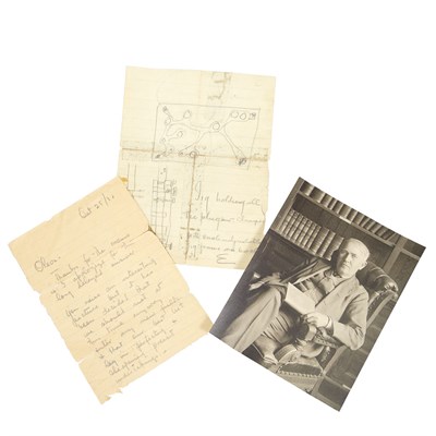 Lot 94 - EDISON, THOMAS ALVA A small archive including...