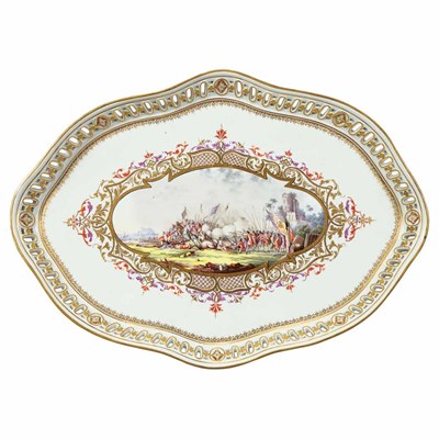 Lot 366 - Meissen Gilt and Hand Painted Porcelain...