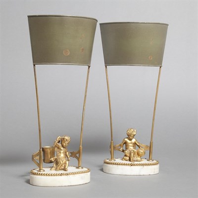 Lot 440 - Pair of Louis XV Style Gilt-Bronze...