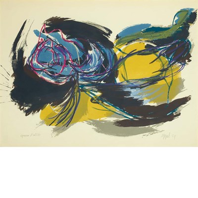 Lot 4 - Karel Appel (1921-2006) COMPOSITION Color...