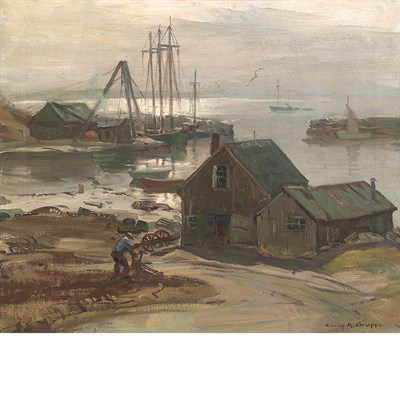 Lot 49 - Emile Albert Gruppe American, 1896-1978 Cove...