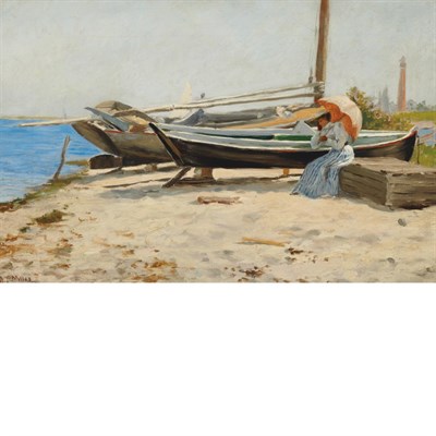 Lot 65 - Addison Thomas Millar American, 1860-1913 By...