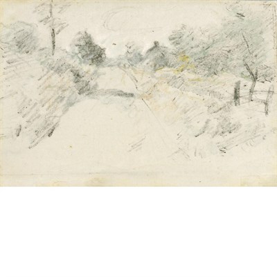 Lot 165 - John Henry Twachtman American, 1853-1902 Road...