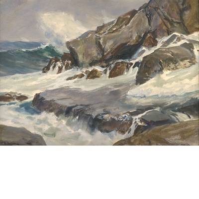 Lot 122 - John Whorf American, 1903-1959 Rocky Coast...