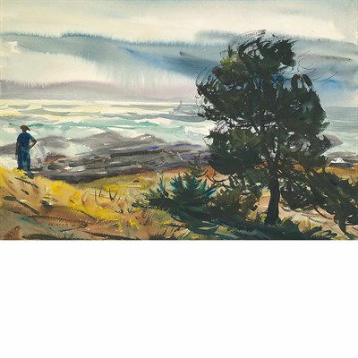 Lot 109 - Andrew George Winter American, 1893-1958 Fog...