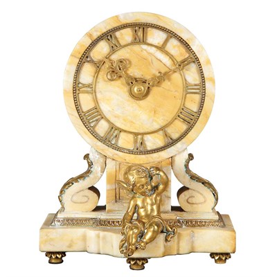 Lot 175 - Louis XVI Style Gilt-Bronze Mounted Marble...