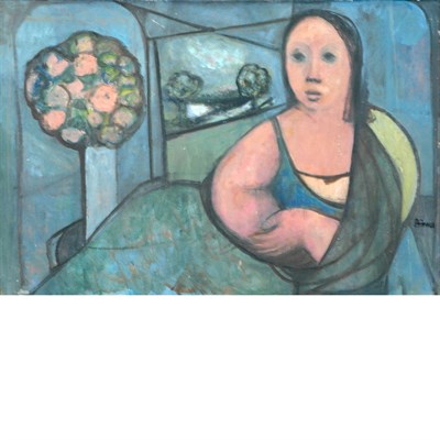 Lot 1 - 20th Century School Woman Before a Window...