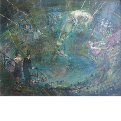 Lot 34 - Emil John Hess American, b. 1913 Aerialists...