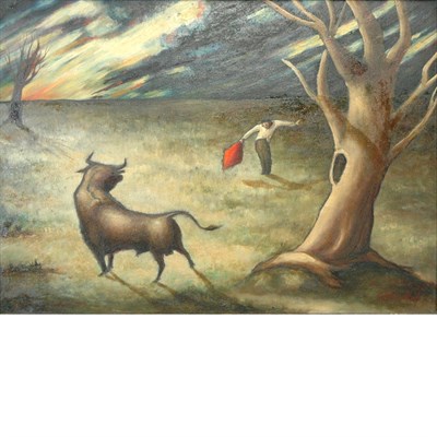 Lot 46 - Jose Lopez-Rey American, b. 1905 Nocturne...