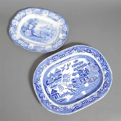 Lot 348 - Set of Twelve English Blue and White Transfer...